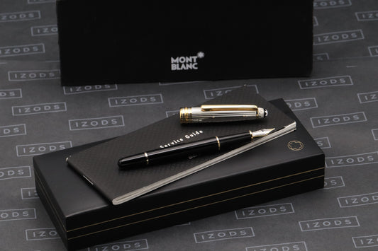 Montblanc Meisterstuck 144 Classique AG925 Pinstripe Doue Fountain Pen - UNUSED