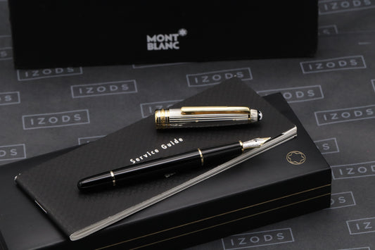 Montblanc Meisterstuck 144 Classique AG925 Pinstripe Doue Fountain Pen - UNUSED