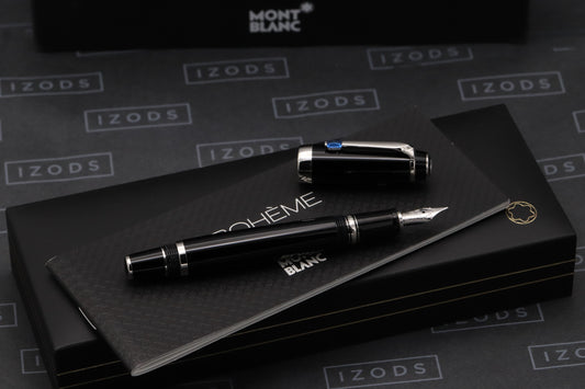 Montblanc Boheme Bleu Fixed Nib Fountain Pen - Fine Nib
