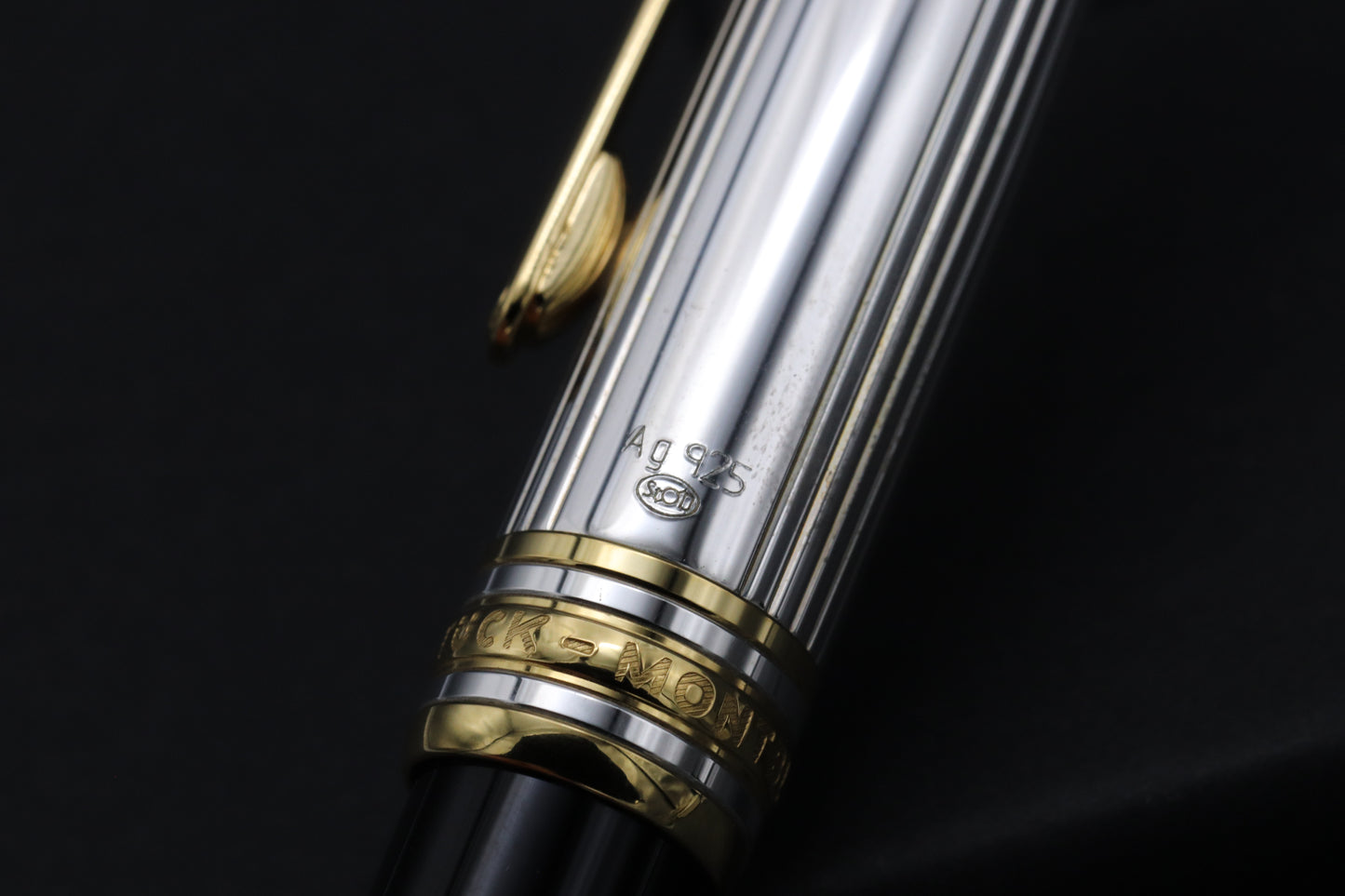 Montblanc Meisterstuck 165 Classique AG925 Pinstripe Doue Mechanical Pencil