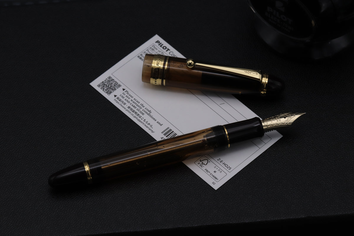 Pilot Custom 823 Amber Fountain Pen