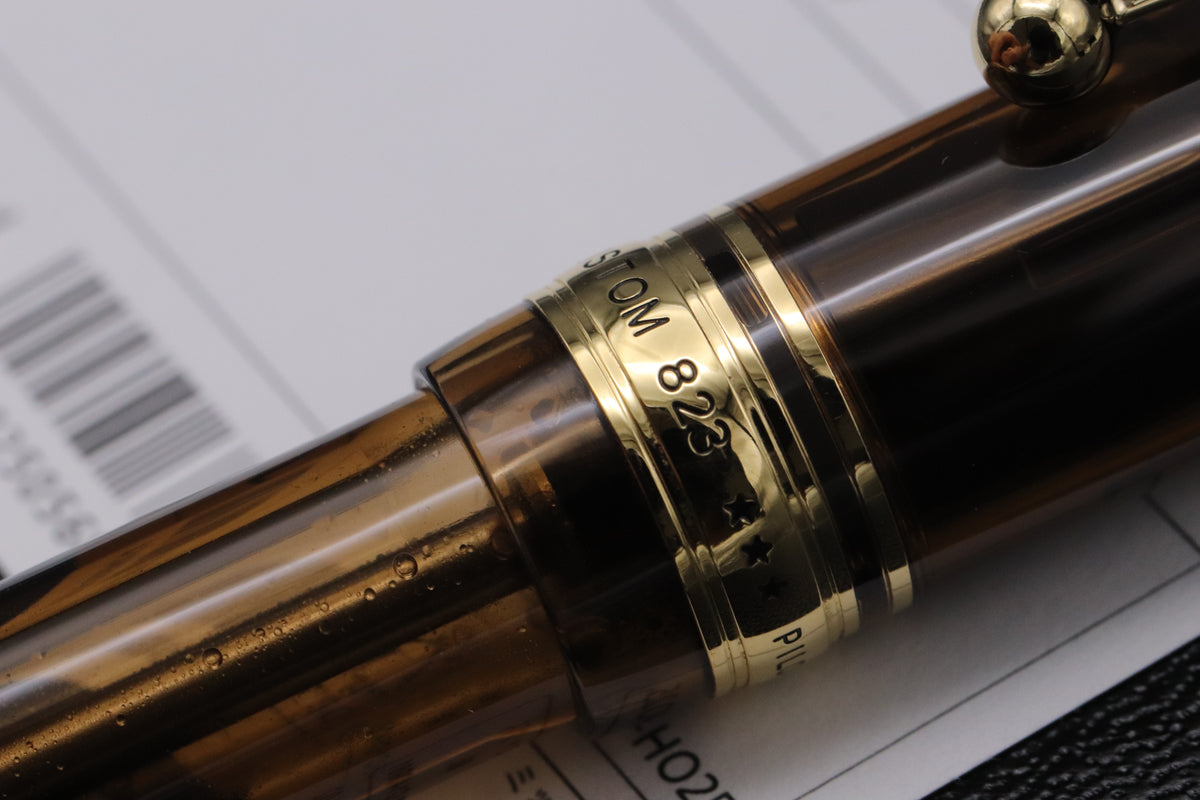 Pilot Custom 823 Amber Fountain Pen