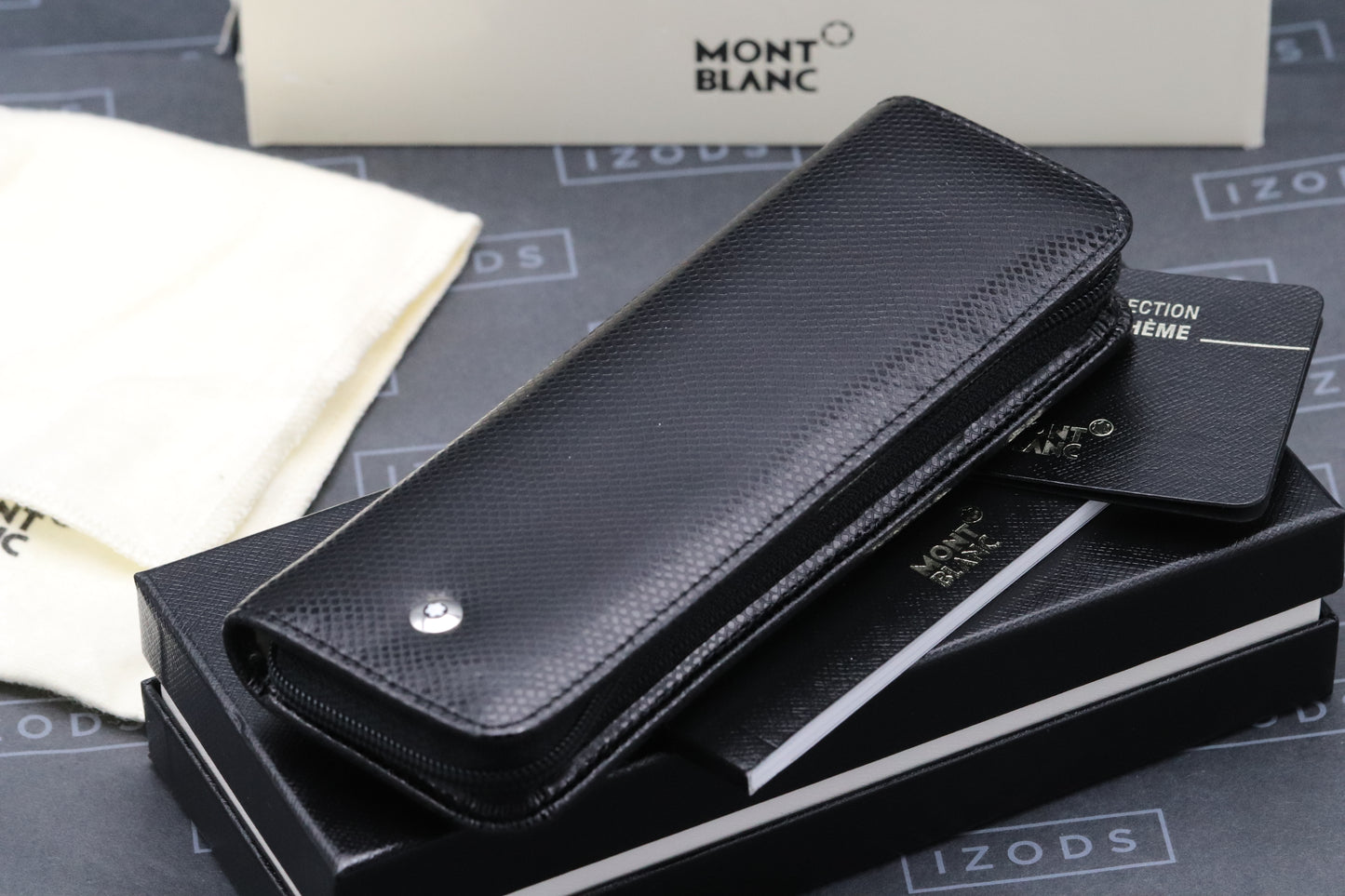 Montblanc Two Pen La vie de Boheme Black Leather Pouch