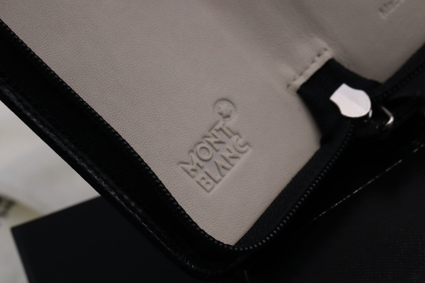 Montblanc Two Pen La vie de Boheme Black Leather Pouch