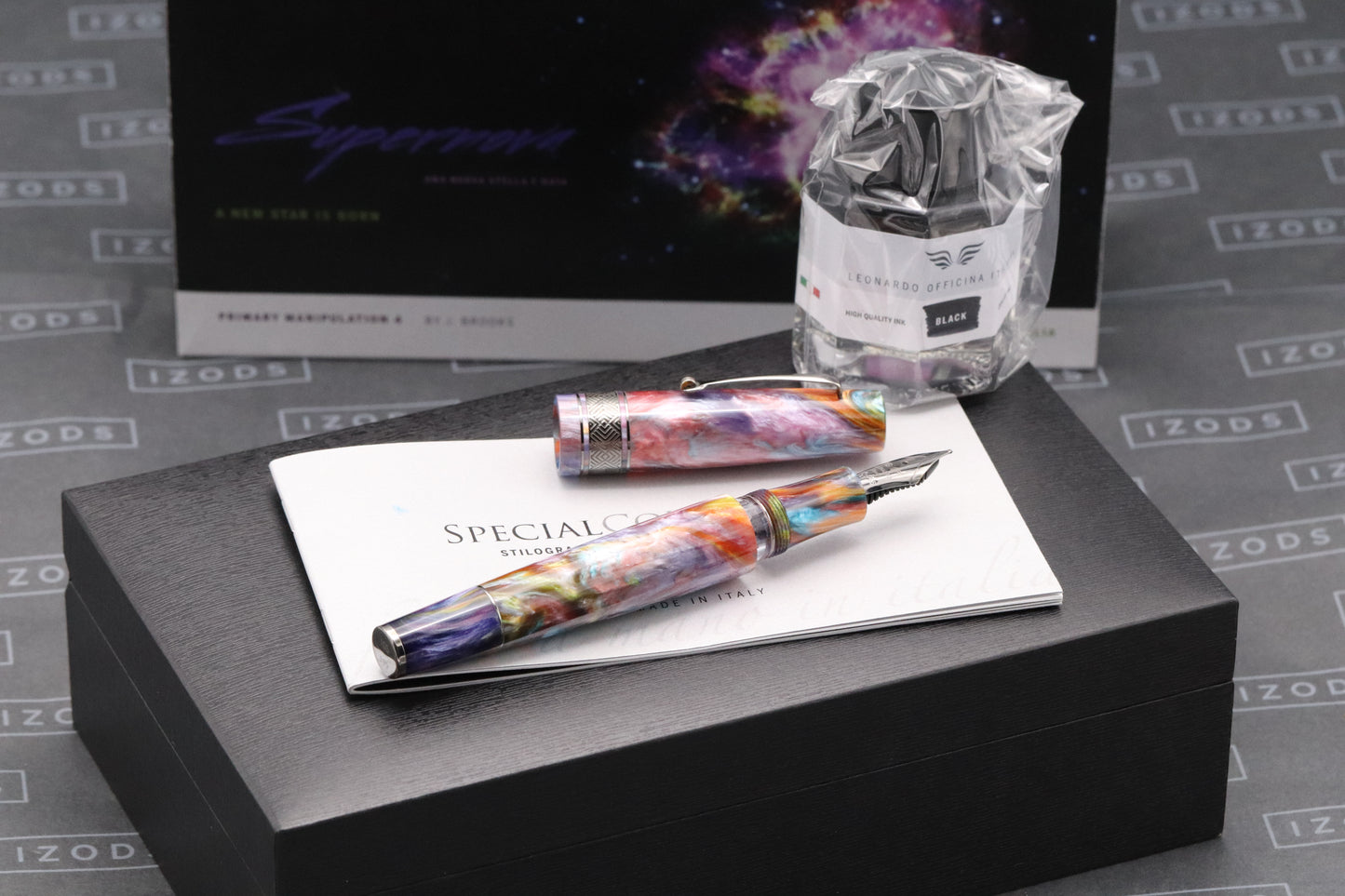Leonardo Supernova Primary Manipulation 4 LE Fountain Pen - 14k Stub Nib