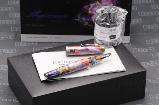 Leonardo Supernova Primary Manipulation 4 LE Fountain Pen - 14k Stub Nib