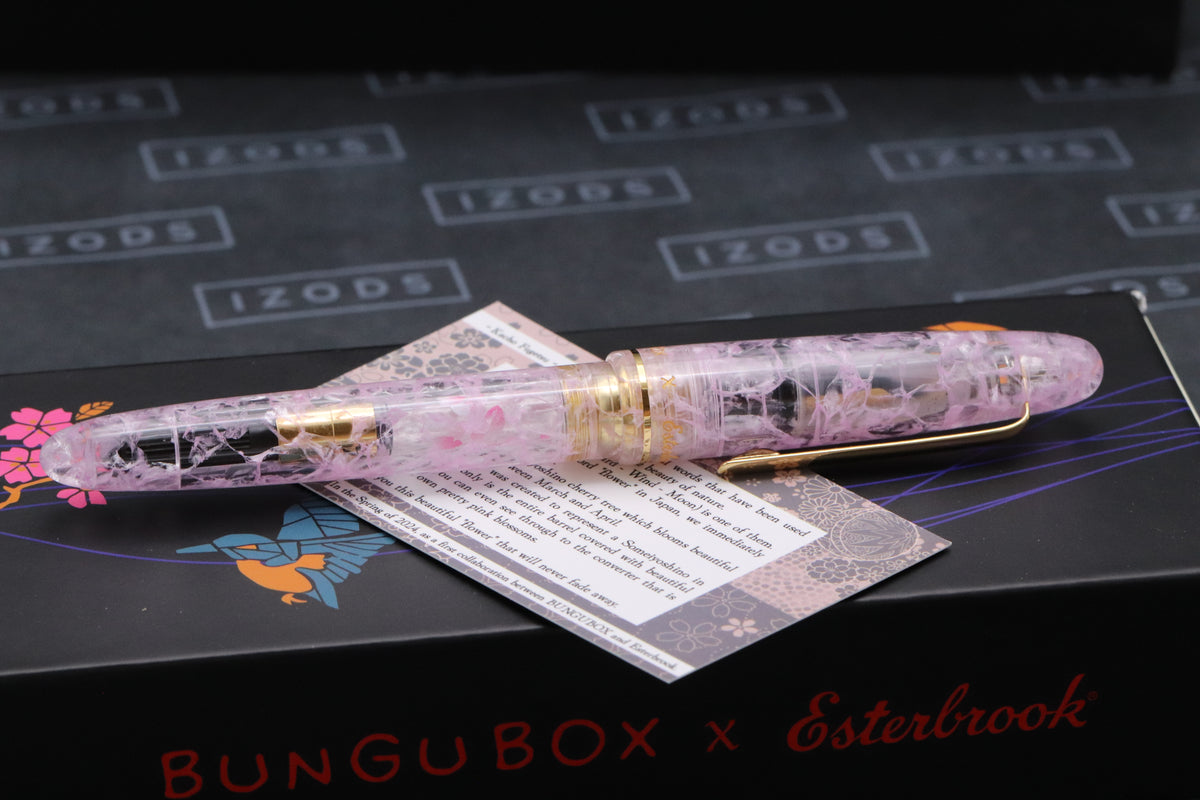 Esterbrook x BunguBox Estie Kachofugetsu Flower Fountain Pen - EF Nib