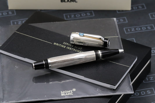 Montblanc Boheme Arabesque Azur Sterling Silver Rollerball / Fineliner Pen