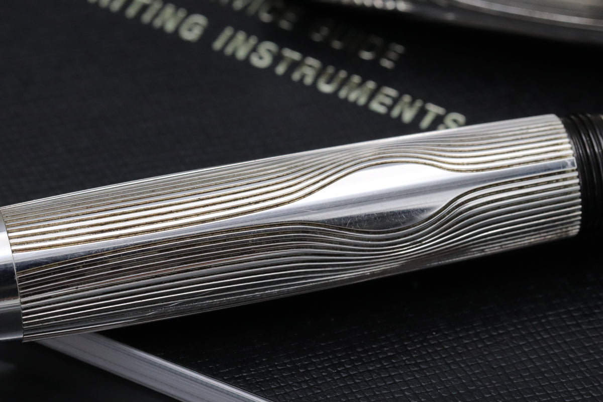 Montblanc Boheme Arabesque Azur Sterling Silver Rollerball / Fineliner Pen