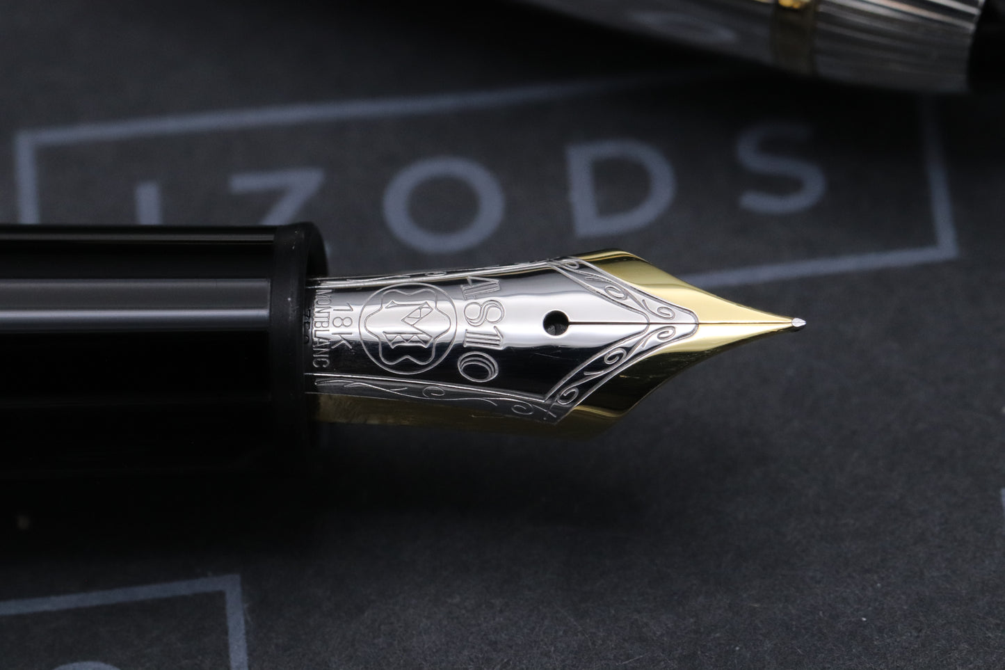 Montblanc Meisterstück 146 LeGrand Sterling Silver Pinstripe Fountain Pen - EF Nib