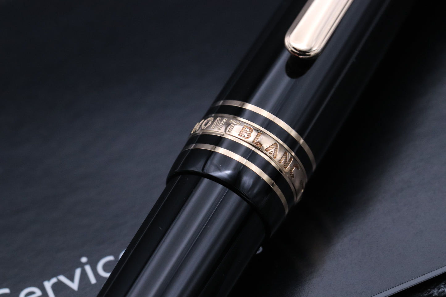 Montblanc Meisterstuck 145 Classique Red Gold Coated Fountain Pen