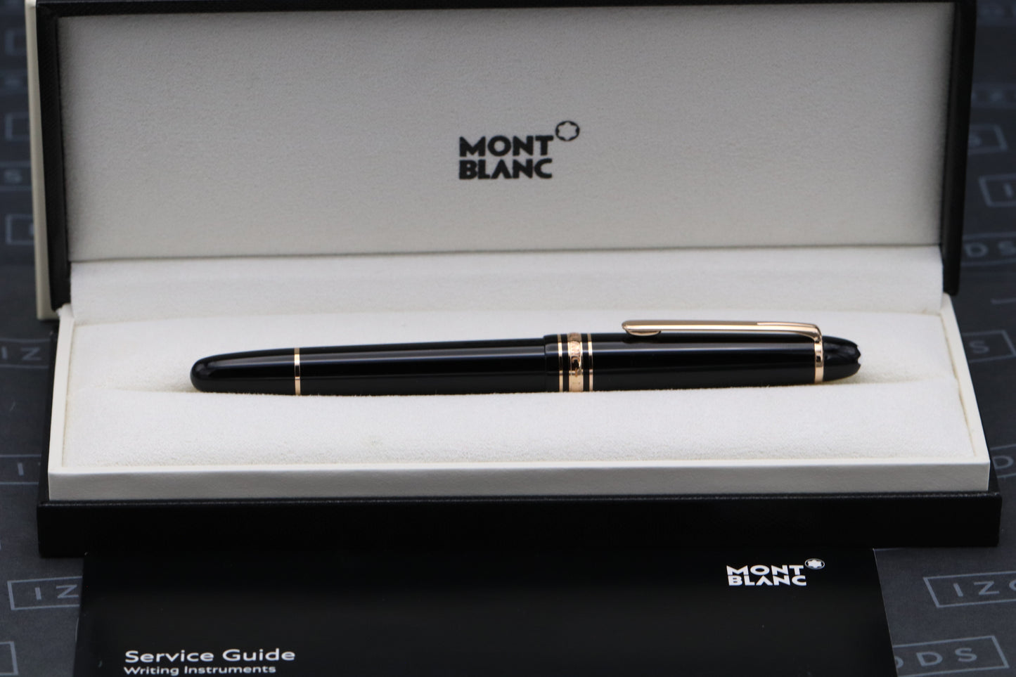 Montblanc Meisterstuck 145 Classique Red Gold Coated Fountain Pen