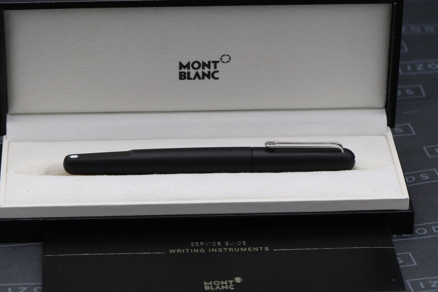 Montblanc M Marc Newson Ultra Black Rollerball Pen – Serviced by MB Nov 2025