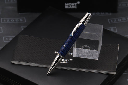 Montblanc Boheme Jewels Topaz Blue Leather Ballpoint Pen