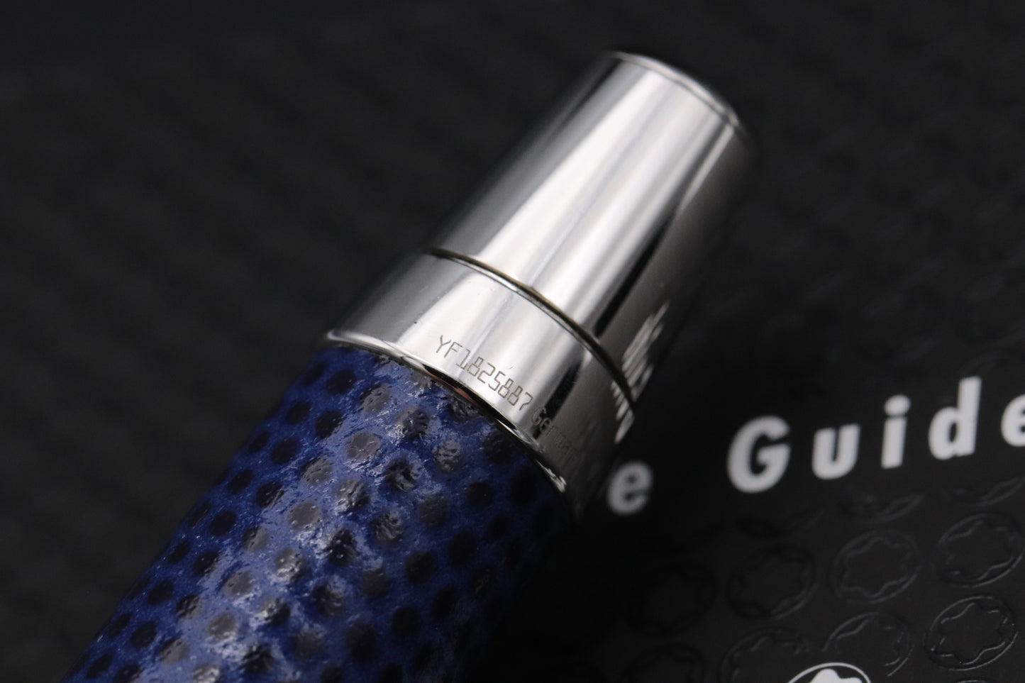 Montblanc Boheme Jewels Topaz Blue Leather Ballpoint Pen