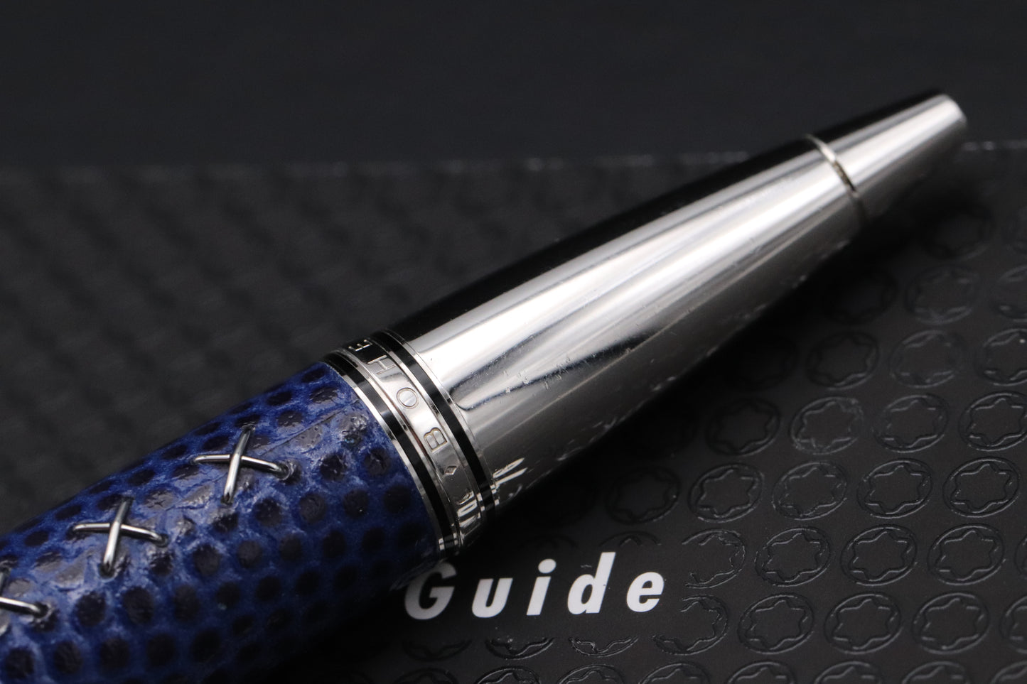 Montblanc Boheme Jewels Topaz Blue Leather Ballpoint Pen