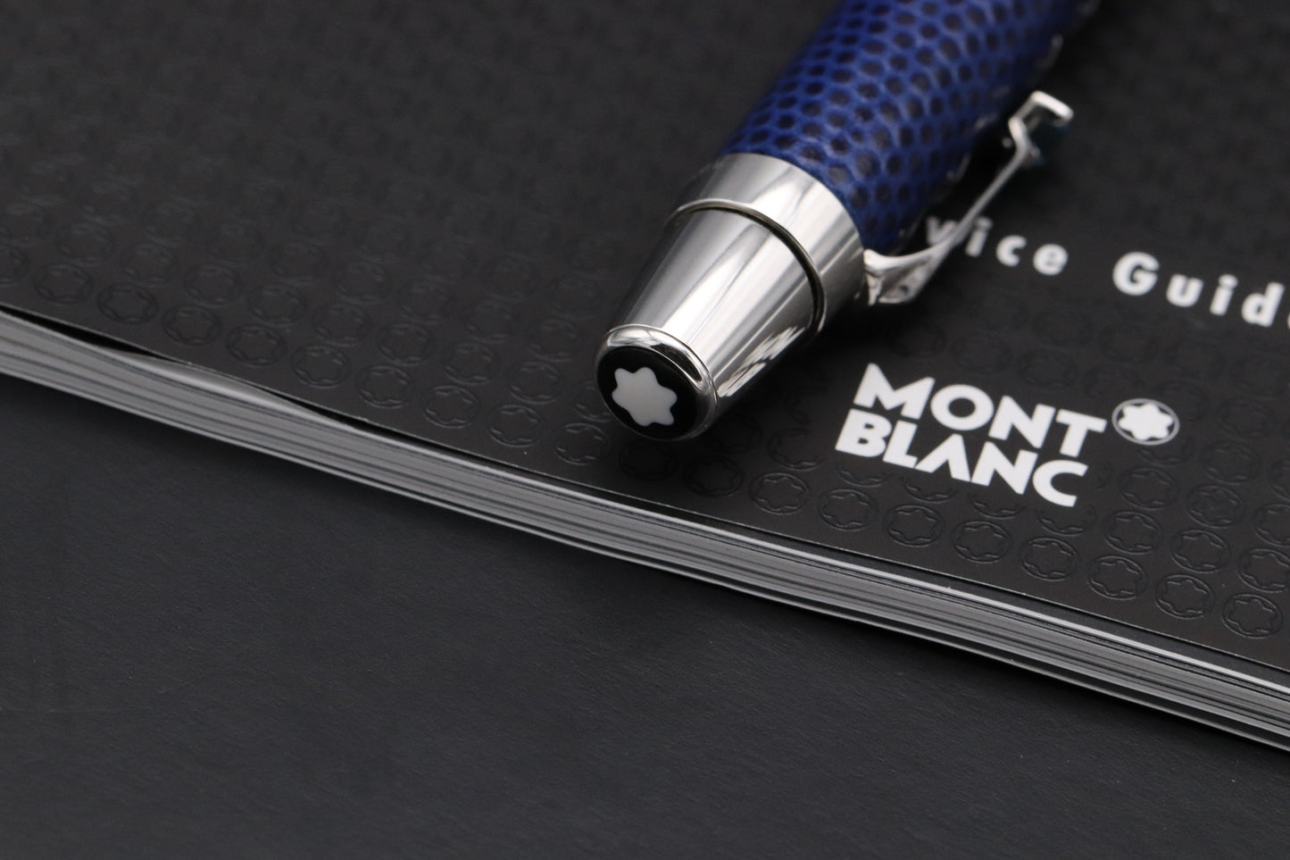 Montblanc Boheme Jewels Topaz Blue Leather Ballpoint Pen