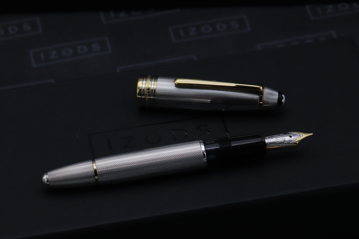 Montblanc Meisterstuck 146 LeGrand Barley Sterling Silver Fountain Pen - 1991