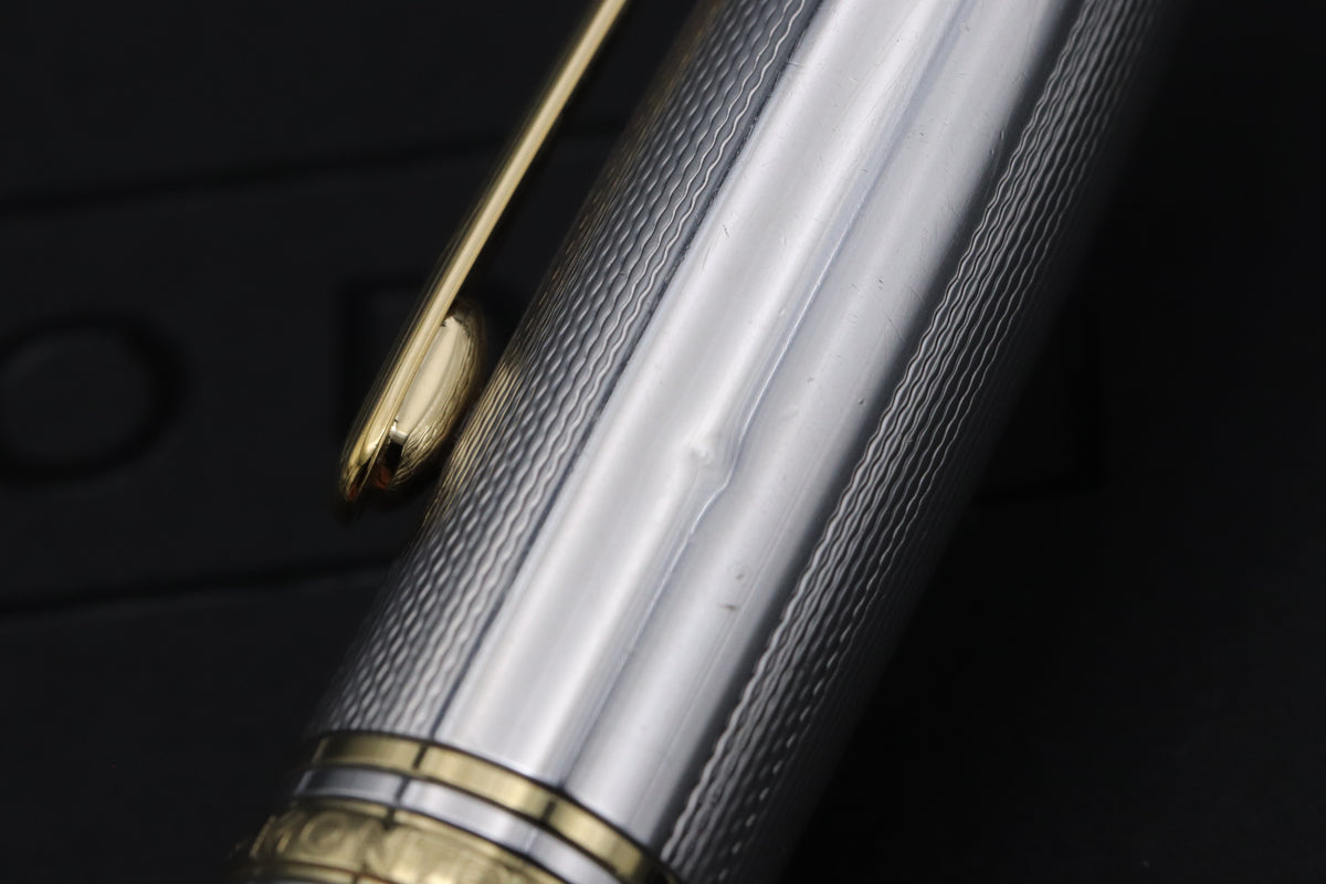 Montblanc Meisterstuck 146 LeGrand Barley Sterling Silver Fountain Pen - 1991