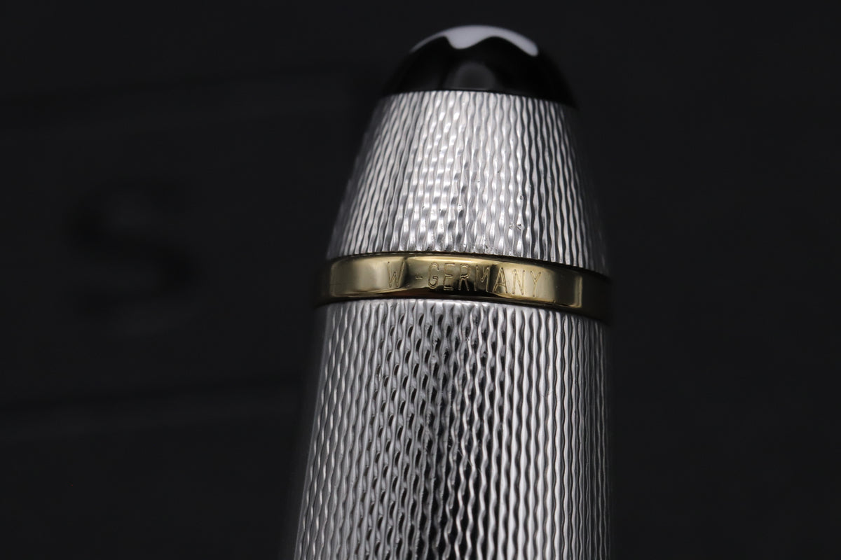 Montblanc Meisterstuck 146 LeGrand Barley Sterling Silver Fountain Pen - 1991