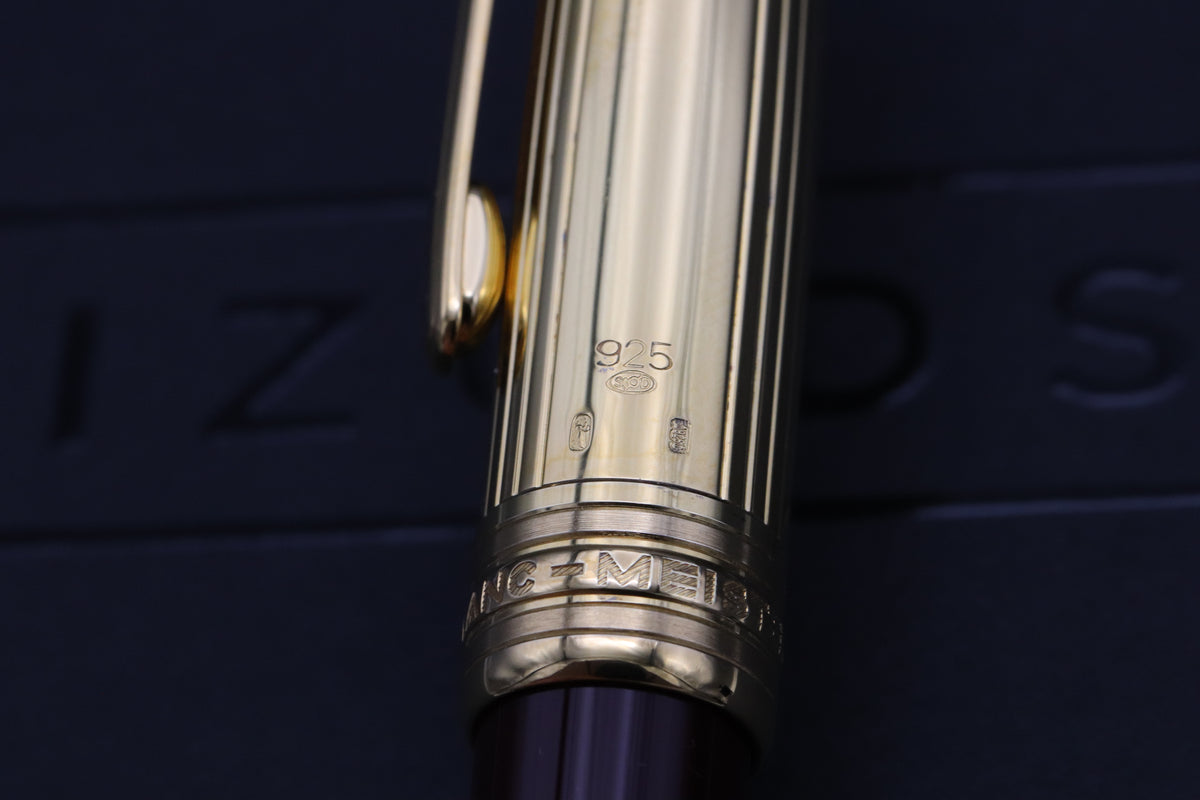 Montblanc Meisterstuck 144 Classique Bordeaux Vermeil Fountain Pen - BB Nib