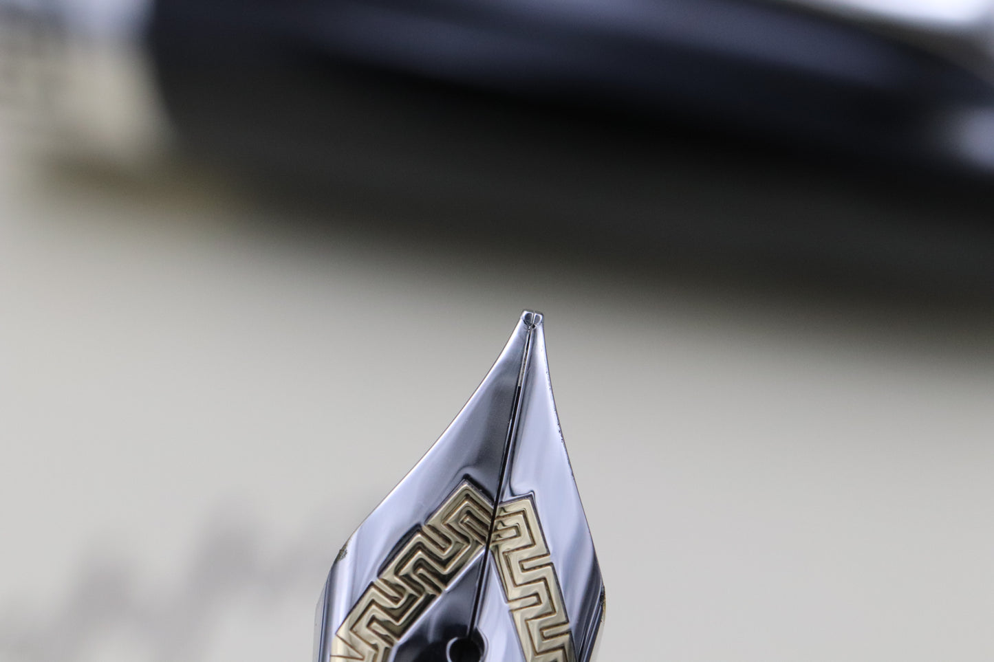 Montegrappa Extra 1930 Black White Celluloid Fountain Pen - Serviced by Montegrappa December 2025