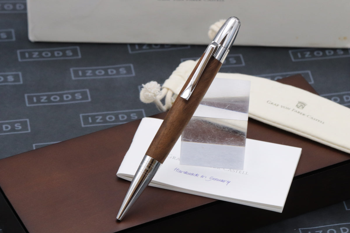Graf von Faber-Castell Walnut Wood Magnum Ballpoint Pen - UNUSED