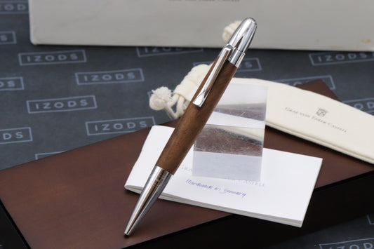 Graf von Faber-Castell Walnut Wood Magnum Ballpoint Pen - UNUSED
