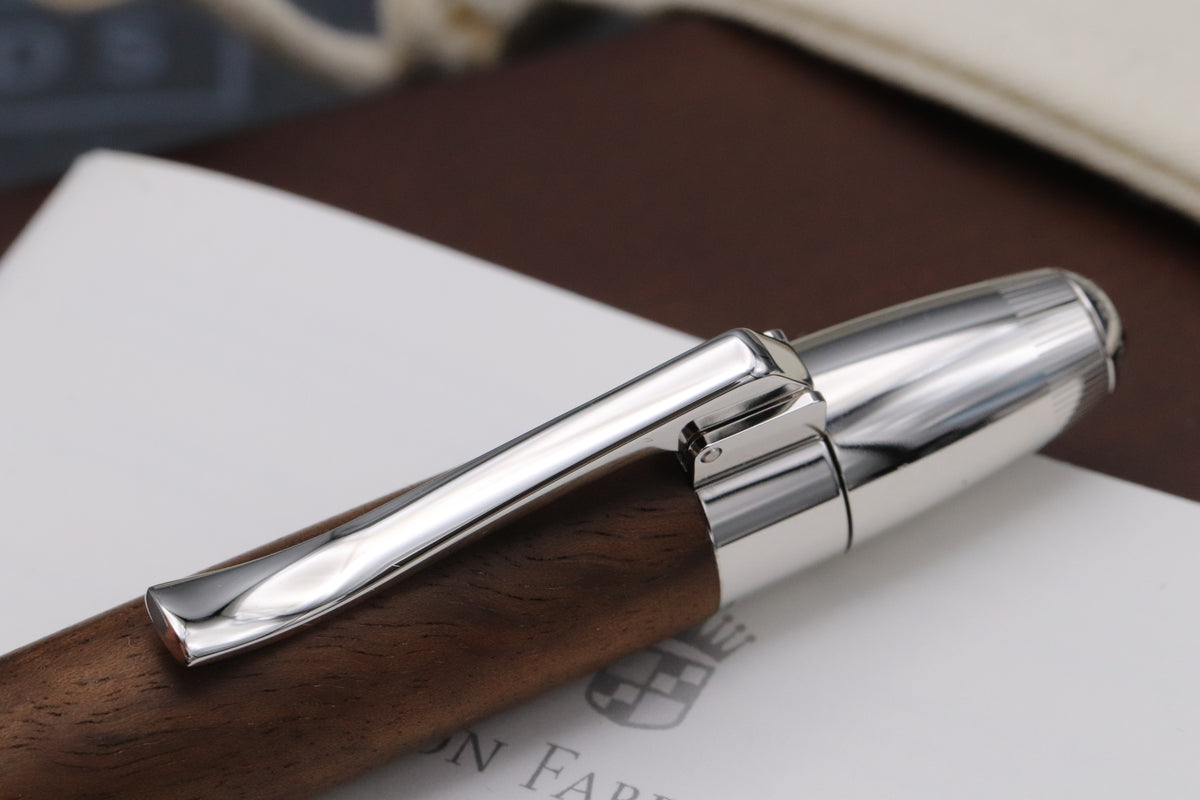 Graf von Faber-Castell Walnut Wood Magnum Ballpoint Pen - UNUSED
