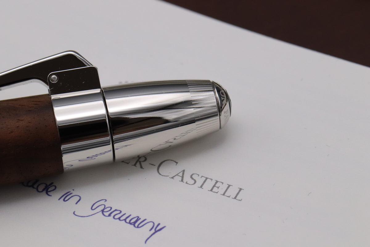 Graf von Faber-Castell Walnut Wood Magnum Ballpoint Pen - UNUSED