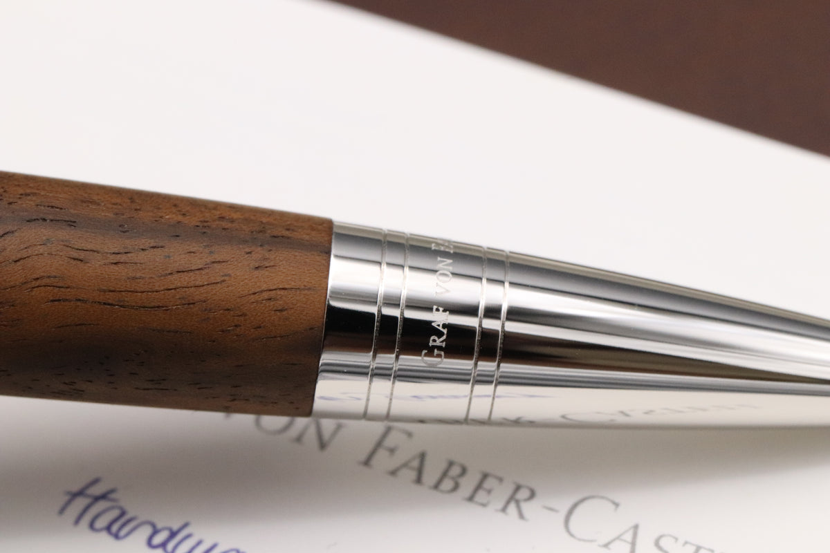 Graf von Faber-Castell Walnut Wood Magnum Ballpoint Pen - UNUSED