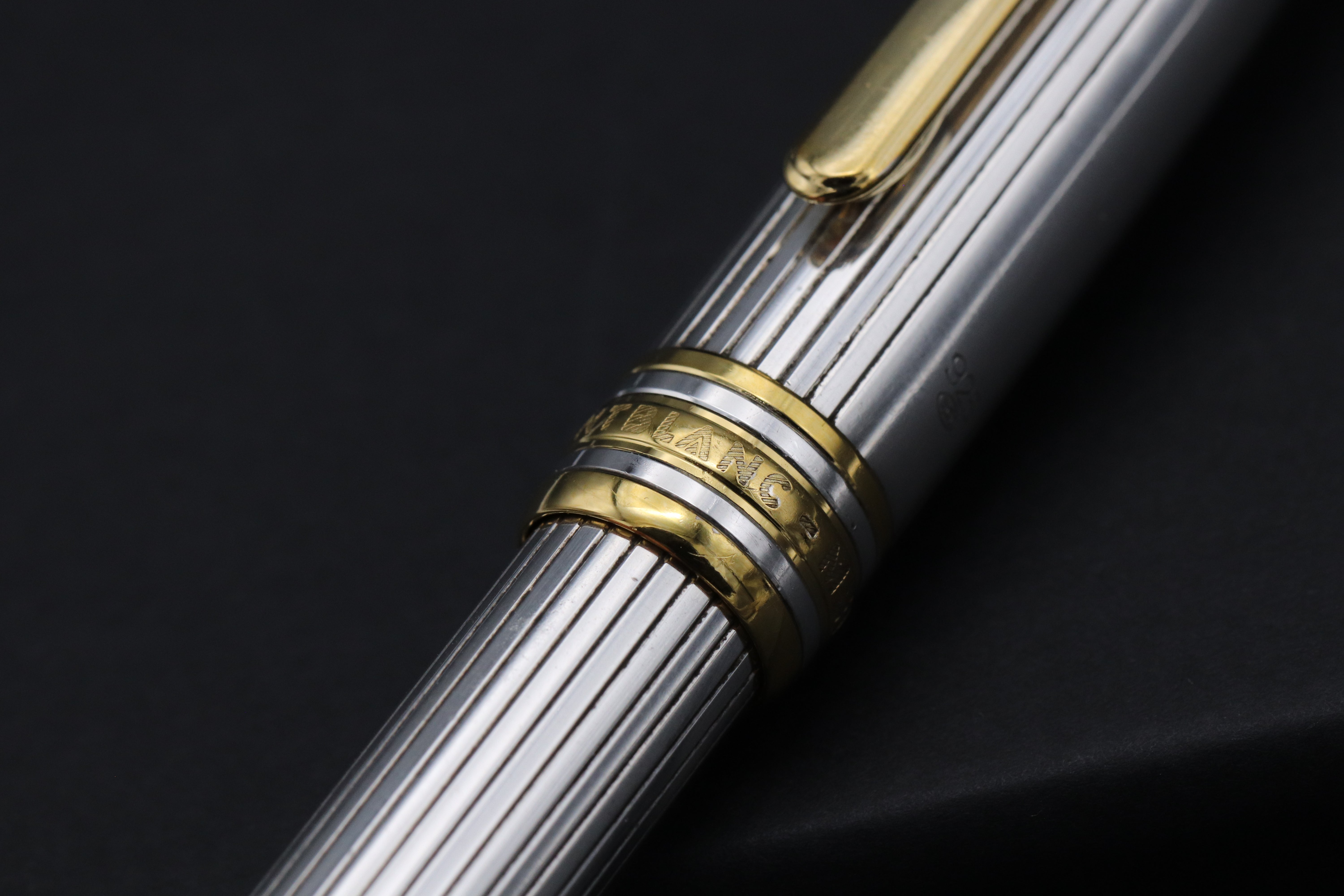 Montblanc Meisterstück Martelé Ag925 字幅M Montblanc Meisterstuck 165 Classique AG925 Pinstripe Solitaire