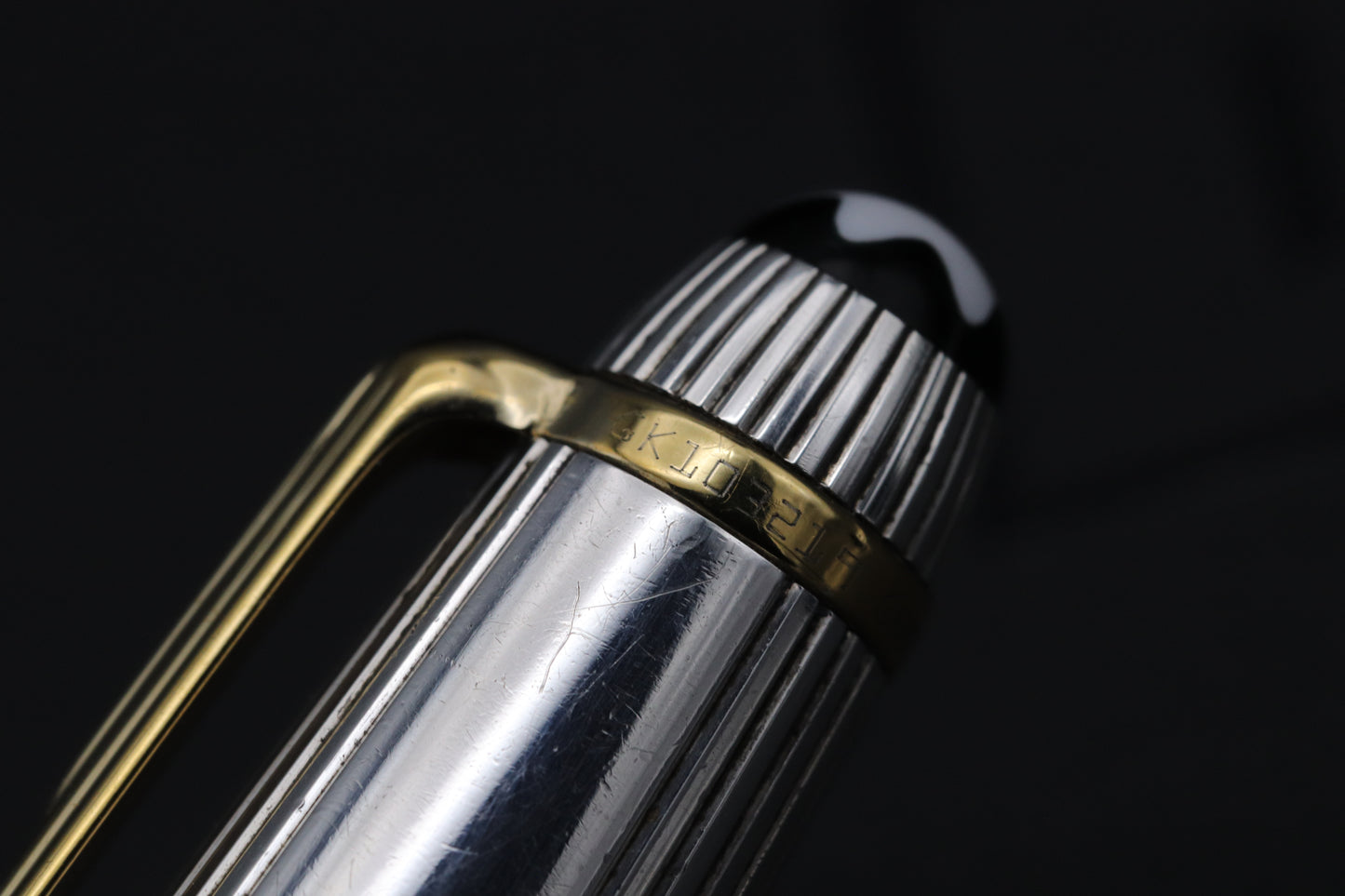 Montblanc Meisterstuck 165 Classique AG925 Pinstripe Solitaire Mechanical Pencil