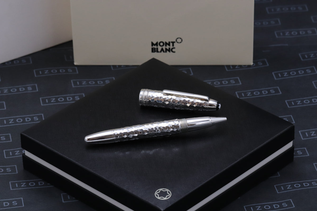 Montblanc Meisterstuck 162 LeGrand Martele Silver Rollerball Pen