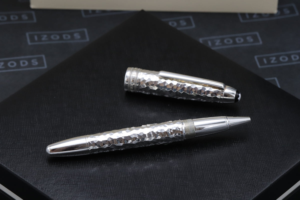 Montblanc Meisterstuck 162 LeGrand Martele Silver Rollerball Pen