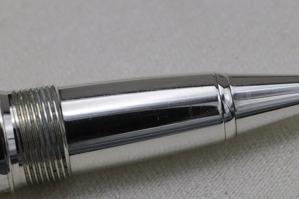 Montblanc Meisterstuck 162 LeGrand Martele Silver Rollerball Pen