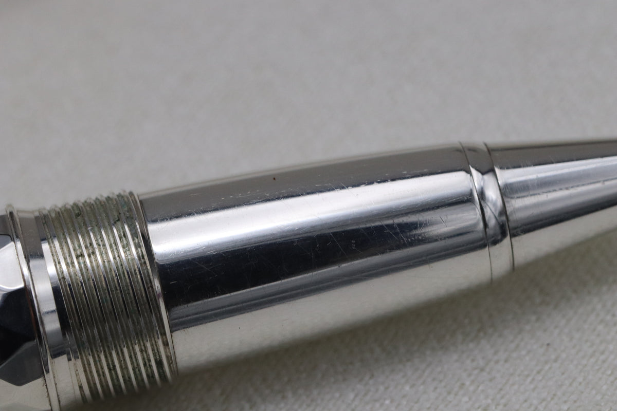 Montblanc Meisterstuck 162 LeGrand Martele Silver Rollerball Pen