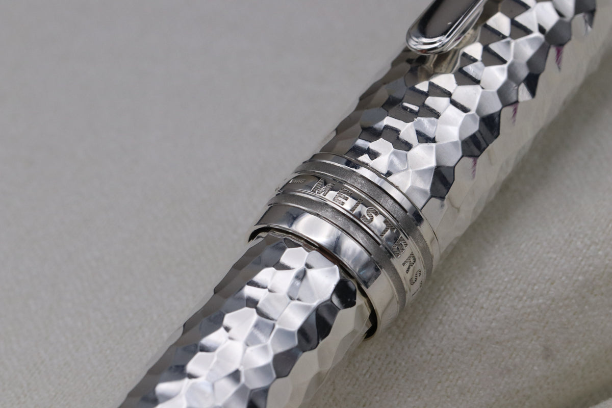 Montblanc Meisterstuck 162 LeGrand Martele Silver Rollerball Pen