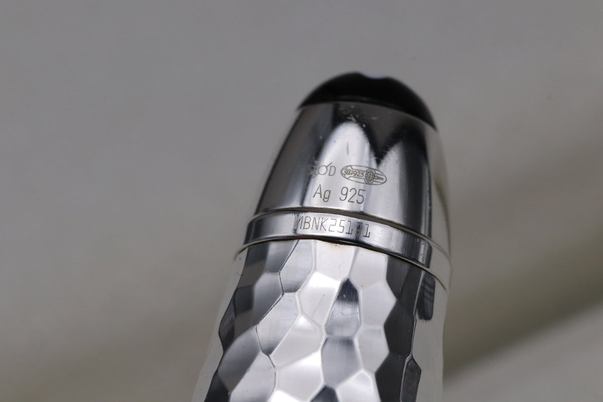 Montblanc Meisterstuck 162 LeGrand Martele Silver Rollerball Pen