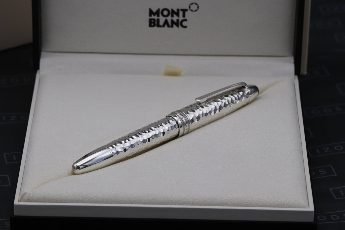 Montblanc Meisterstuck 162 LeGrand Martele Silver Rollerball Pen