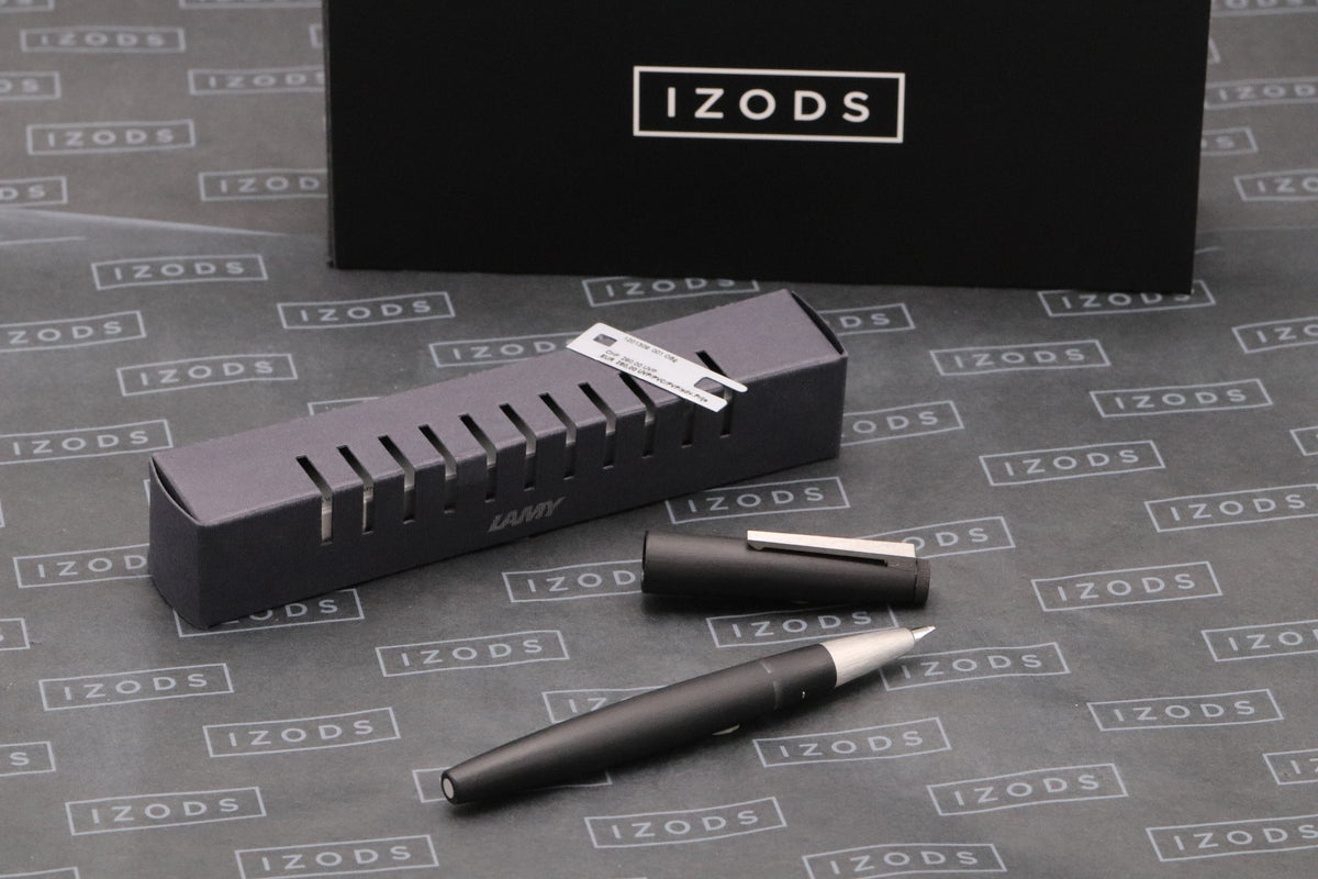 Lamy 2000 Black Fountain Pen - OB Nib