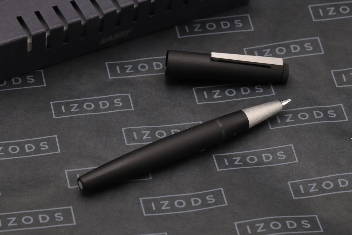Lamy 2000 Black Fountain Pen - OB Nib