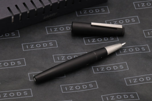Lamy 2000 Black Fountain Pen - OB Nib