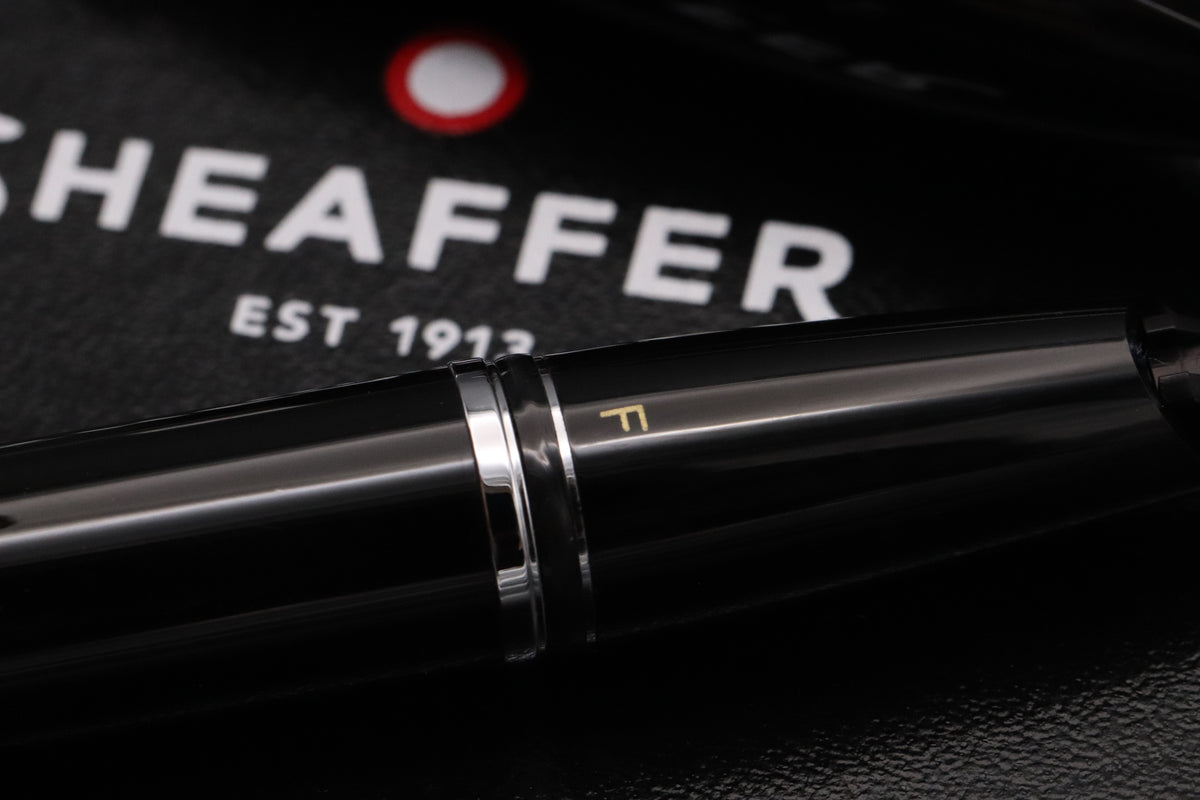 Sheaffer Legacy Black Fountain Pen - INKED ONCE