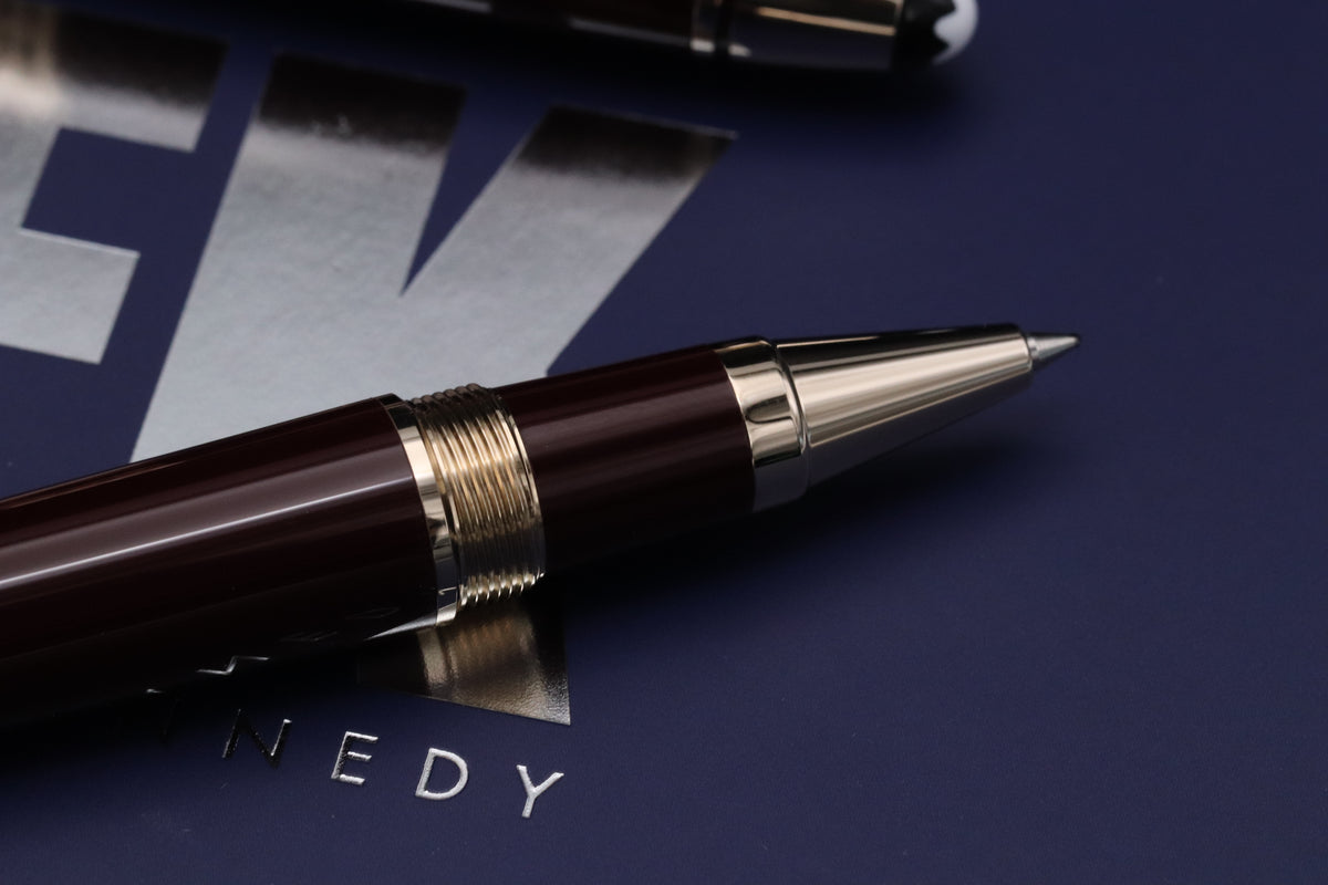 Montblanc Great Characters John F. Kennedy Burgundy Rollerball Pen - UNUSED