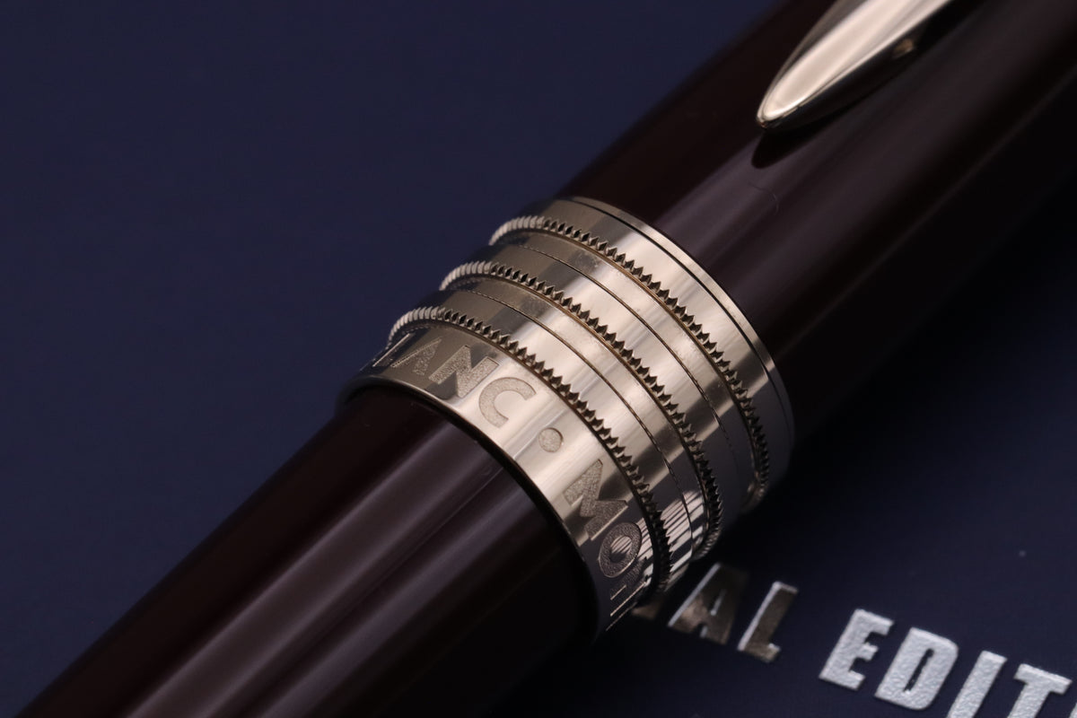 Montblanc Great Characters John F. Kennedy Burgundy Rollerball Pen - UNUSED