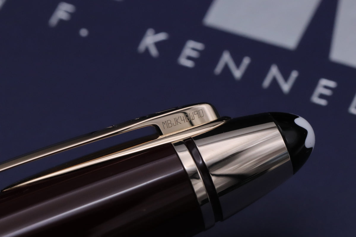 Montblanc Great Characters John F. Kennedy Burgundy Rollerball Pen - UNUSED