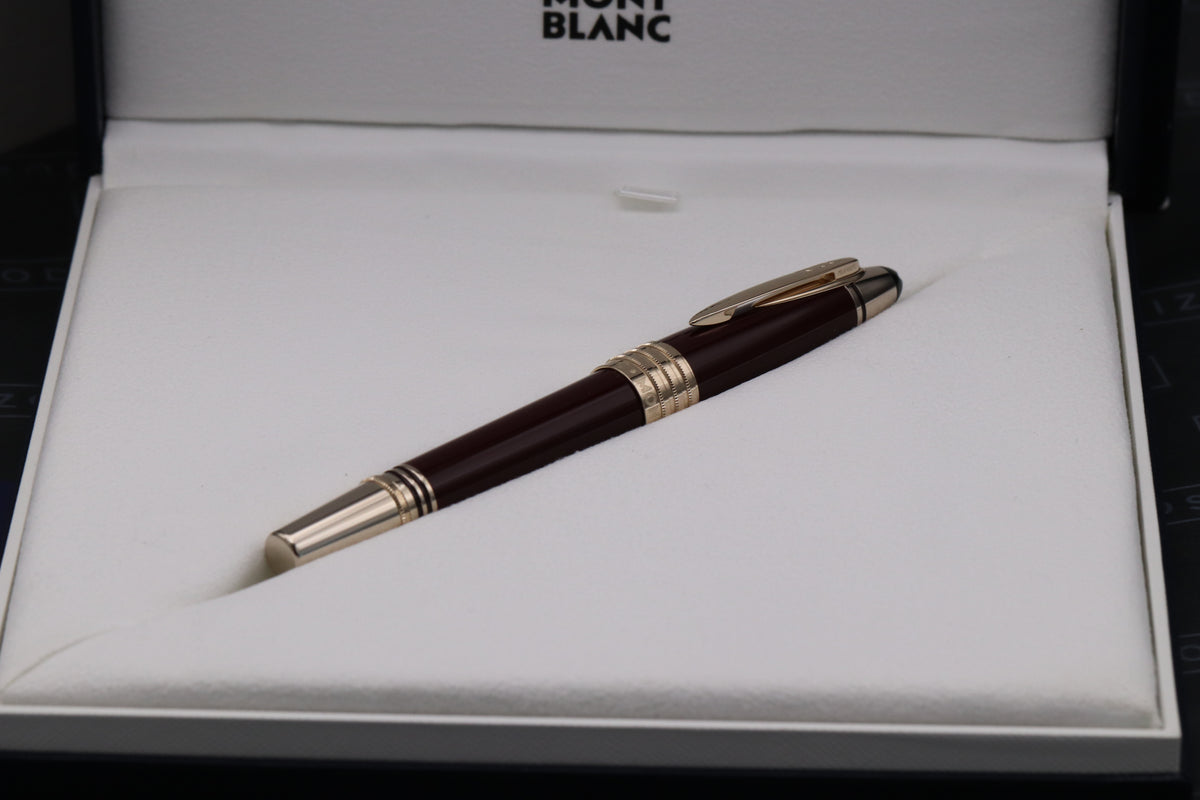 Montblanc Great Characters John F. Kennedy Burgundy Rollerball Pen - UNUSED