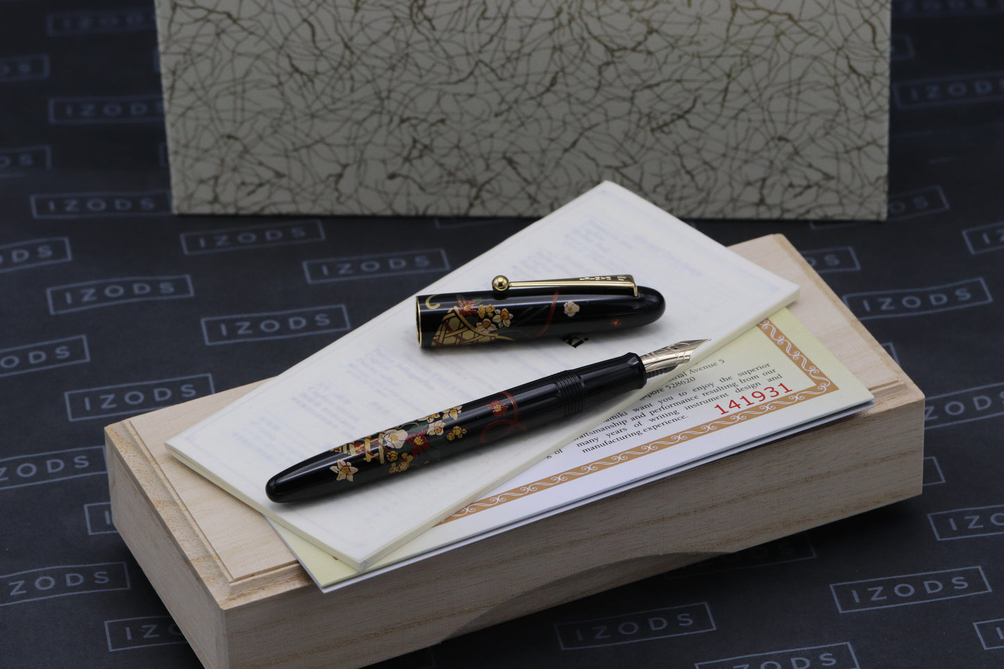 Namiki Tradition Flower Basket Fountain Pen - INKED ONCE
