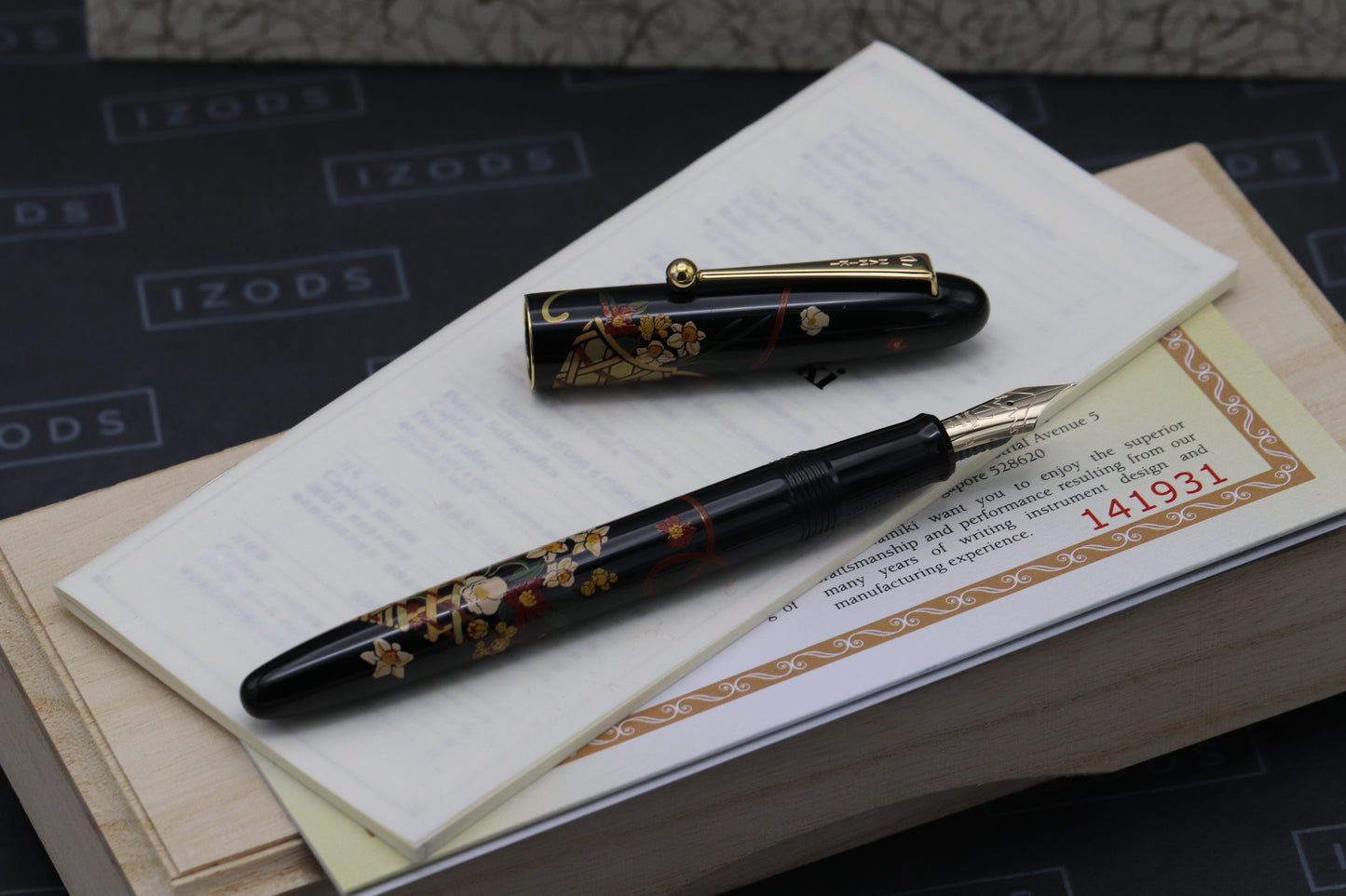 Namiki Tradition Flower Basket Fountain Pen - INKED ONCE